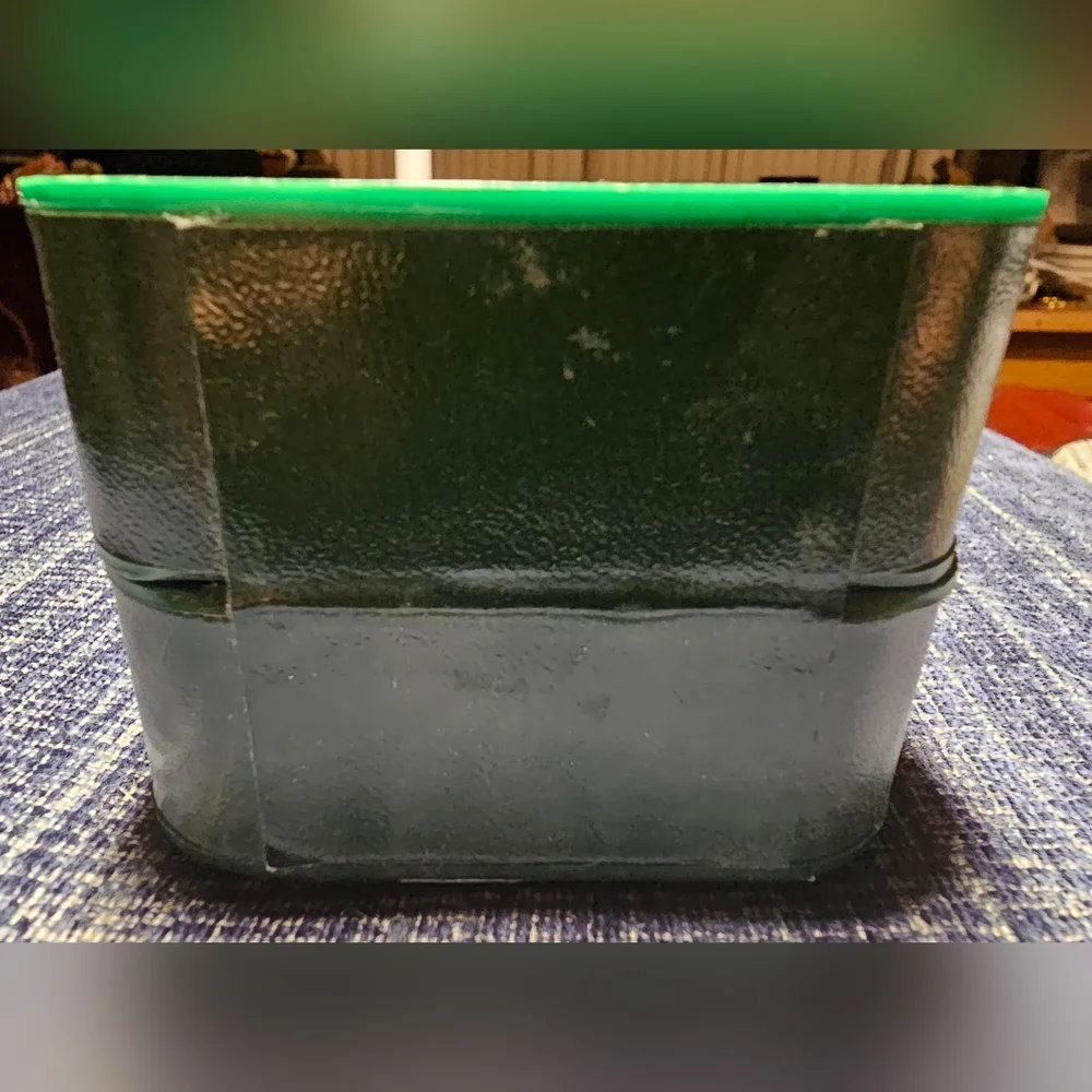 Oscar de la Renta green luxury watch box, formal, mad Men, vintage